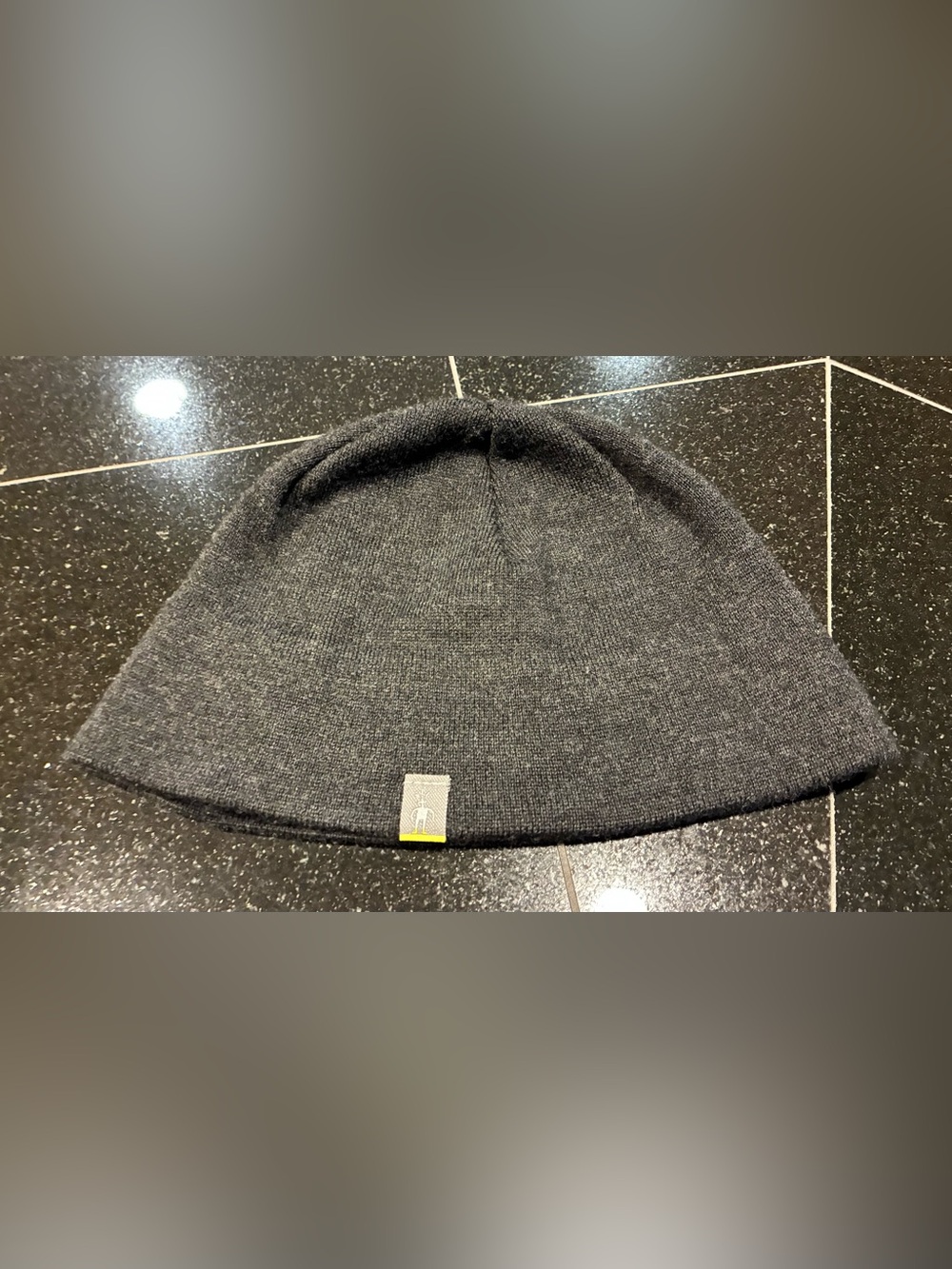 Smartwool Beanie Lid charcoal Gray Knit w/ Logo, One Size Men’s